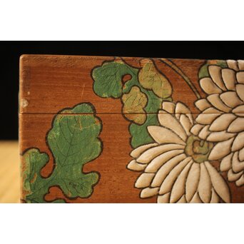白菊 桐文箱　X654 