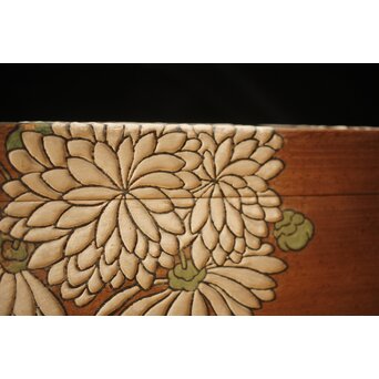 白菊 桐文箱　X654 