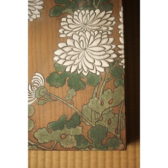 白菊 桐文箱　X654 