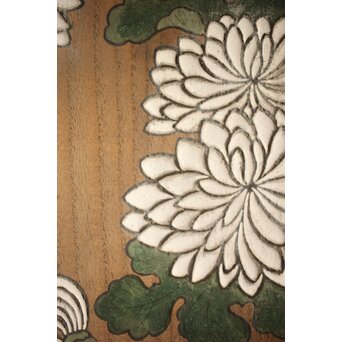 白菊 桐文箱　X654 