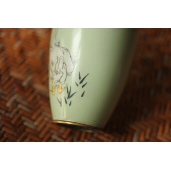 七宝小花瓶 アヒル　M499 
