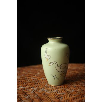 七宝小花瓶 アヒル　M499 