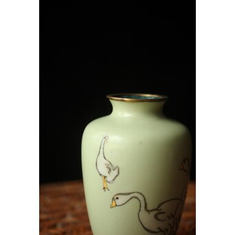 七宝小花瓶 アヒル　M499 