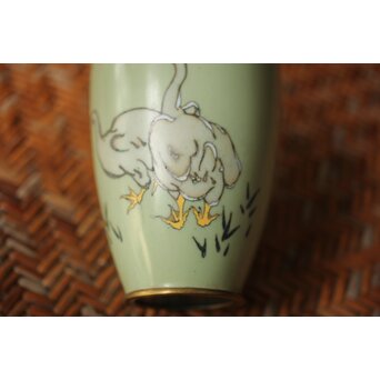 七宝小花瓶 アヒル　M499 
