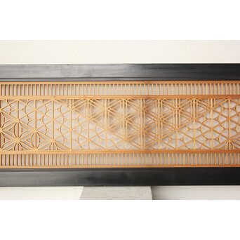 黒枠 組子欄間　R0572 