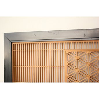 黒枠 組子欄間　R0572 