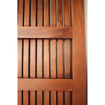 鉄板 巾着金具 総欅格子蔵戸　W0288 