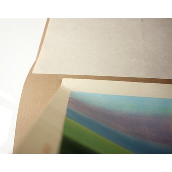 小野竹喬 奥の細道句抄絵 木版画【暑き日を～】Z1013 