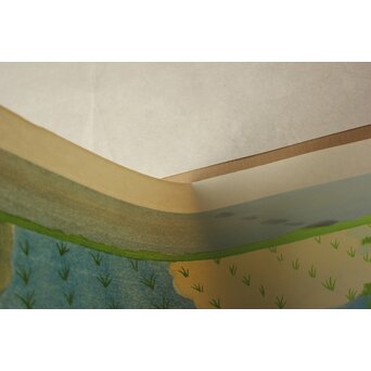 小野竹喬 奥の細道句抄絵 木版画【田一枚～】Z1014 