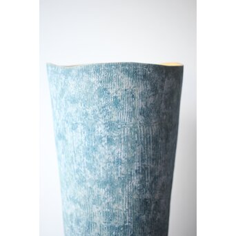 寺本守 線刻紋花器　P667 