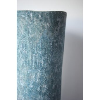 寺本守 線刻紋花器　P667 