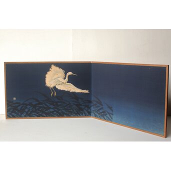 染物 小屏風　Z1016