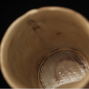 八木一夫 千点文湯呑 共箱　P669 