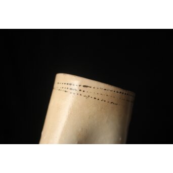 八木一夫 千点文湯呑 共箱　P669 