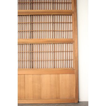 障子枠付 細身格子戸 2枚1組　L1229 
