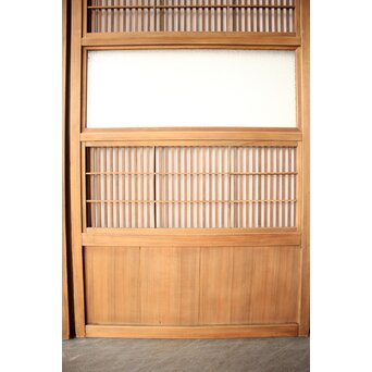 障子枠付 細身格子戸 2枚1組　L1230 