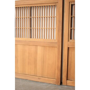 障子枠付 細身格子戸 2枚1組　L1230 