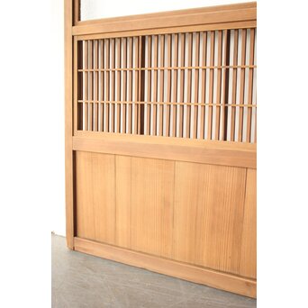 障子枠付 細身格子戸 2枚1組　L1230 