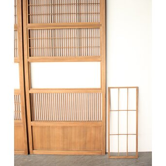 障子枠付 細身格子戸 2枚1組　L1230 