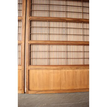 障子枠付 格子戸 2枚1組　L1231 