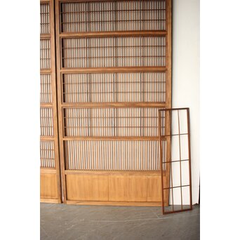 障子枠付 格子戸 2枚1組　L1231 