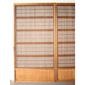 障子枠付 格子戸 2枚1組　L1231 