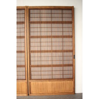 障子枠付 格子戸 2枚1組　L1231 