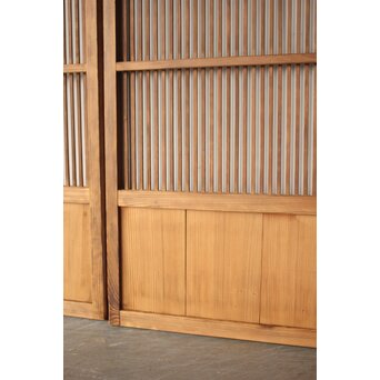 障子枠付 格子戸 2枚1組　L1232 