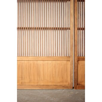 障子枠付 格子戸 2枚1組　L1232 