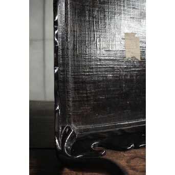 自然木燭台と猫足台　X655 