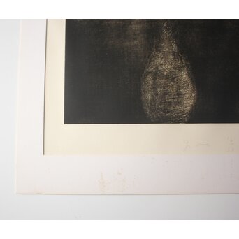 Jim Dine Black and White Flowers リトグラフ　Z1019 