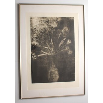 Jim Dine Black and White Flowers リトグラフ　Z1019 