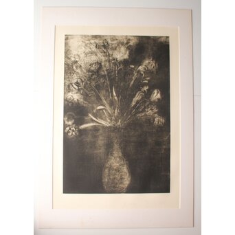 Jim Dine Black and White Flowers リトグラフ　Z1019