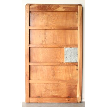 欅一枚板 蔵戸　W0289 ウラ