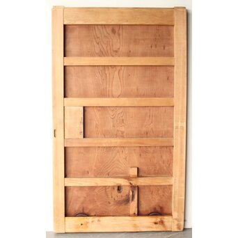 玉杢 一枚板 蔵戸　W0290 ウラ