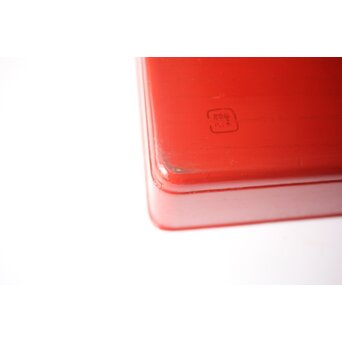 渡辺喜三郎 守屋松亭 合作 木製漆塗 藤蒔絵 御手許筥 3重盆 共箱　Q422 