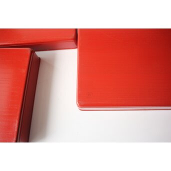 渡辺喜三郎 守屋松亭 合作 木製漆塗 藤蒔絵 御手許筥 3重盆 共箱　Q422 