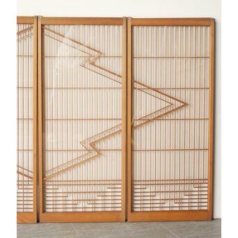 二重松川菱組子 ガラス書院 4枚1組　R0576 