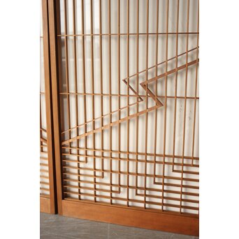 二重松川菱組子 ガラス書院 4枚1組　R0576 