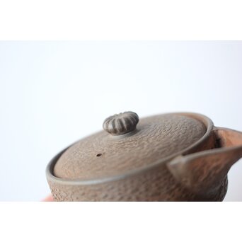 温故焼 清水温故作 松皮文宝瓶　P673 