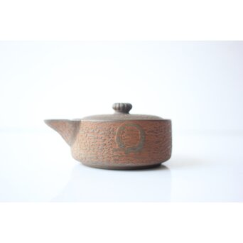 温故焼 清水温故作 松皮文宝瓶　P673 