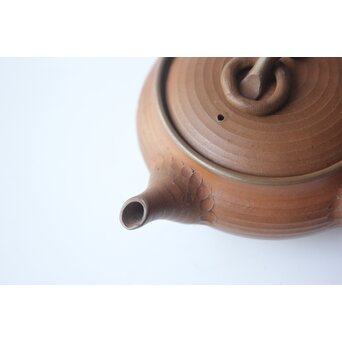 温故焼 清水温故作 飄飄欲仙四字 急須　P675 