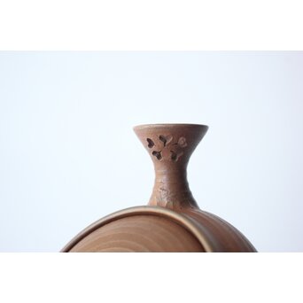温故焼 清水温故作 飄飄欲仙四字 急須　P675 