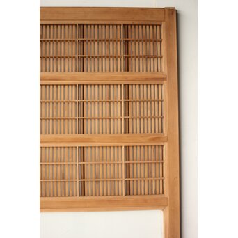 障子枠付 クリアガラス格子戸　L1234 
