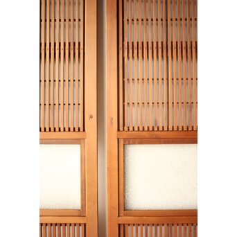 障子枠付 細身格子戸 4枚1組　L1236 
