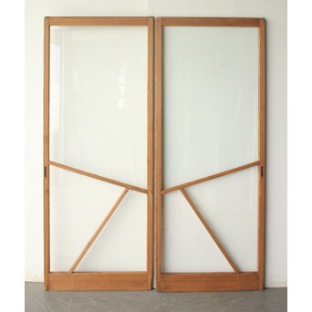 硝子戸 | 骨董店 のびる 古美術 骨董 和風建具 蔵戸 買取のご相談