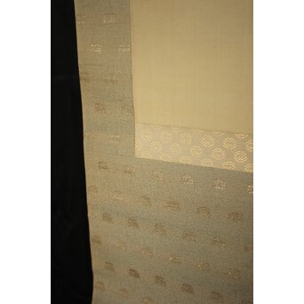 尾竹竹坡 鉄拐仙人 絹本軸装　Z1049 