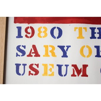 Jasper JOHNS ポスター The 50th Anniversary of The Whitney Museum of American Art　Z1054 