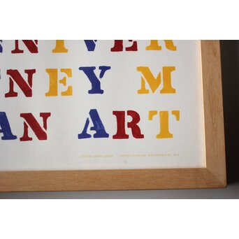 Jasper JOHNS ポスター The 50th Anniversary of The Whitney Museum of American Art　Z1054 