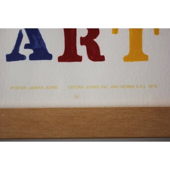 Jasper JOHNS ポスター The 50th Anniversary of The Whitney Museum of American Art　Z1054 